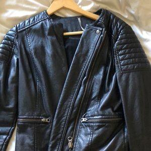 Free People Leather Jacket